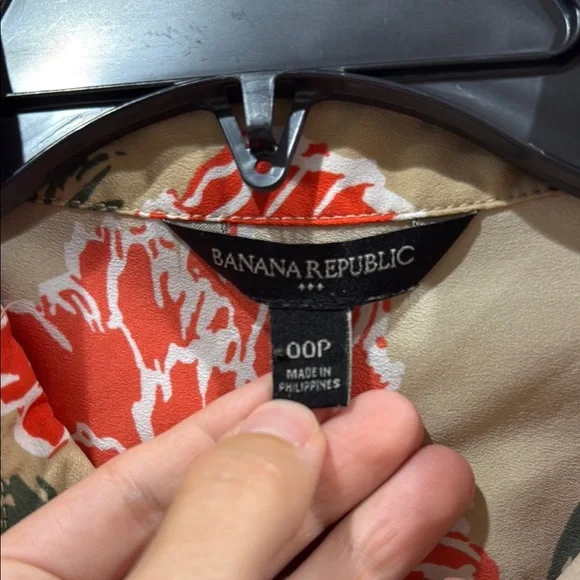 Banana Republic Red Pink Tie Front Sundress - Picture 2 of 5